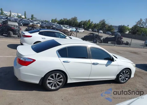 2013 Honda Accord Sport from USA, damaged, VIN 1HGCR2F53DA257852